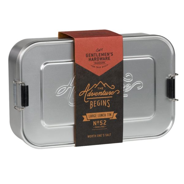 Desiatový box Gentlemen's Hardware Metal Lunch - zdravy desiatovy box - nezavadny desiatovy box do školy - desiatový box - plastové krabičky na potraviny - desiatový box pre deti - bento box - desiatove boxy na jedlo - krabičky na jedlo - obaly na jedlo - čo na desiatu do školy - desiata pre školáka - čo deťom na desiatu do školy