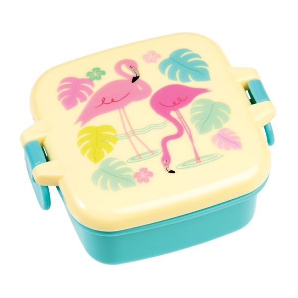 Desiatová krabička Rex London Flamingo Bay - zdravy desiatovy box - nezavadny desiatovy box do školy - desiatový box - plastové krabičky na potraviny - desiatový box pre deti - bento box - desiatove boxy na jedlo - krabičky na jedlo - obaly na jedlo - čo na desiatu do školy - desiata pre školáka - čo deťom na desiatu do školy