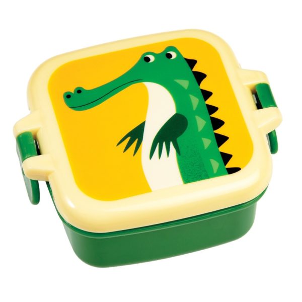 Desiatový box Rex London Harry the Crocodile - zdravy desiatovy box - nezavadny desiatovy box do školy - desiatový box - plastové krabičky na potraviny - desiatový box pre deti - bento box - desiatove boxy na jedlo - krabičky na jedlo - obaly na jedlo - čo na desiatu do školy - desiata pre školáka - čo deťom na desiatu do školy