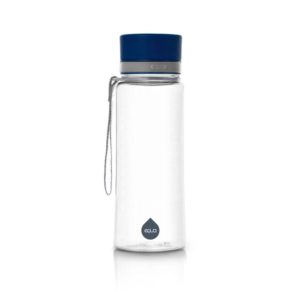 Plastová fľaša s modrým vekom Equa Plain