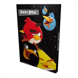 DERFORM - Box na zošity A4 Angry Birds - dosky na zošity A4 - boxy na zošity -  dosky A4 na zošity - školské dosky na zošity