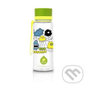 Fľaša EQUA Green Monsters 400 ml - Equa fľaša - obrázková fľaša na vodu aj pre vášho školáka - zdravé fľaše pre školákov - zdravá fľaša pre prváka
