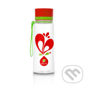 Fľaša EQUA Heart 400 ml - Equa fľaša - obrázková fľaša na vodu aj pre vášho školáka - zdravé fľaše pre školákov - zdravá fľaša pre prváka
