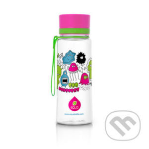 Fľaša EQUA Pink Monsters 400 ml - Equa fľaša - obrázková fľaša na vodu aj pre vášho školáka - zdravé fľaše pre školákov - zdravá fľaša pre prváka