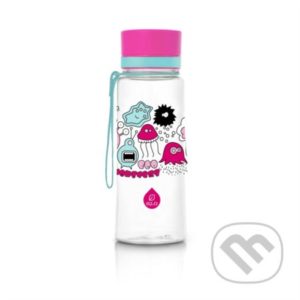Fľaša EQUA Pink Monsters New 400 ml - Equa fľaša - obrázková fľaša na vodu aj pre vášho školáka - zdravé fľaše pre školákov - zdravá fľaša pre prváka