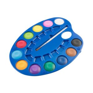 EASY - Vodové farby - maliarska paleta 12 farieb