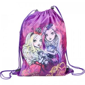 MAJEWSKI - Vrecko na prezúvky Ever After High -  vrecko na prezúvky - študentský vak so šnúrkami - vak so šnúrkami na chrbát - vrecka na prezuvky - vrecka na chrbat - gymsack - vaky na chrbat - vrecúška na chrbát