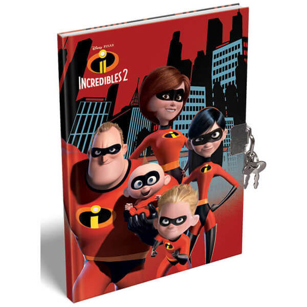 Pamätník A5 The Incredibles Denníček na prvé školské tajomstvá? Zápisníček na kľúčik túži mať každá baba.