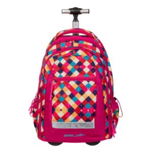 BELMIL - BelMil školský batoh 338-45 Color Mix - školské tašky na kolieskach - školská taška na kolieskach