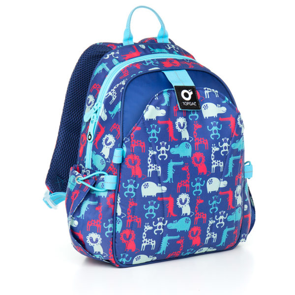 Detský batoh Topgal CHI 839 D - Blue detský ruksak- detský batoh- batoh na krúžky- malý detský batoh- malý detský ruksak- ruksak pre predškolákov- ruksačik- batôžok pre predškoláka- batoh pre škôlkara
