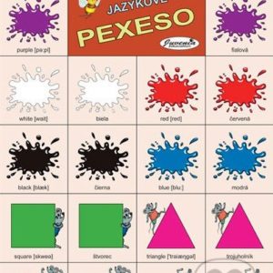 Jazykové pexeso: Colours and Shapes / Farby a tvary -  jazykové pexeso -  pexeso angličtina -  pexeso nemčina -  pexeso na učenie cudzích jazykov -  ako deti učiť cudzie jazyky -  ako deti učiť slovíčka v cudzích jazykoch