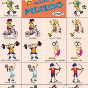 Jazykové pexeso: Sport / Šport -  jazykové pexeso -  pexeso angličtina -  pexeso nemčina -  pexeso na učenie cudzích jazykov -  ako deti učiť cudzie jazyky -  ako deti učiť slovíčka v cudzích jazykoch