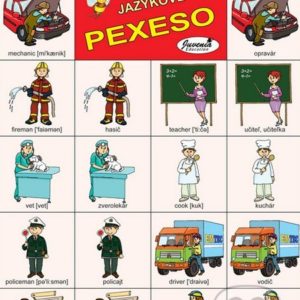 Jazykové pexeso: Jobs / Zamestnanie -  jazykové pexeso -  pexeso angličtina -  pexeso nemčina -  pexeso na učenie cudzích jazykov -  ako deti učiť cudzie jazyky -  ako deti učiť slovíčka v cudzích jazykoch