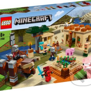 Lego Minecraft - darek pre chalana 10 rokov - darček pre 9 ročného chlapca - darček pre 8 ročného chlapca - darček pre Minecrafťáka - darček pre spolužiaka - darček pre chlapca na oslavu narodenín -  LEGO Minecraft - Útok Illagerov