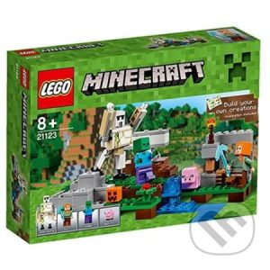 Lego Minecraft - darek pre chalana 10 rokov - darček pre 9 ročného chlapca - darček pre 8 ročného chlapca - darček pre Minecrafťáka - darček pre spolužiaka - darček pre chlapca na oslavu narodenín -  LEGO Minecraft 21123 Železný Golem
