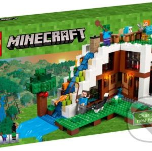 Lego Minecraft - darek pre chalana 10 rokov - darček pre 9 ročného chlapca - darček pre 8 ročného chlapca - darček pre Minecrafťáka - darček pre spolužiaka - darček pre chlapca na oslavu narodenín -  LEGO Minecraft 21134 Základňa vo vodopáde