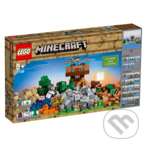 Lego Minecraft - darek pre chalana 10 rokov - darček pre 9 ročného chlapca - darček pre 8 ročného chlapca - darček pre Minecrafťáka - darček pre spolužiaka - darček pre chlapca na oslavu narodenín -  LEGO Minecraft 21135 Kreatívny box 2.0
