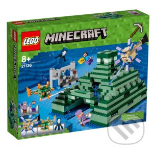 Lego Minecraft - darek pre chalana 10 rokov - darček pre 9 ročného chlapca - darček pre 8 ročného chlapca - darček pre Minecrafťáka - darček pre spolužiaka - darček pre chlapca na oslavu narodenín -  LEGO Minecraft 21136 Pamätník v oceáne
