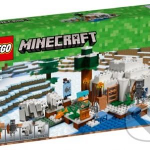 Lego Minecraft - darek pre chalana 10 rokov - darček pre 9 ročného chlapca - darček pre 8 ročného chlapca - darček pre Minecrafťáka - darček pre spolužiaka - darček pre chlapca na oslavu narodenín -  LEGO Minecraft 21142 Iglu za polárnym kruhom