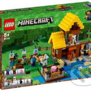 Lego Minecraft - darek pre chalana 10 rokov - darček pre 9 ročného chlapca - darček pre 8 ročného chlapca - darček pre Minecrafťáka - darček pre spolužiaka - darček pre chlapca na oslavu narodenín -  LEGO Minecraft 21144 Farmárska usadlosť