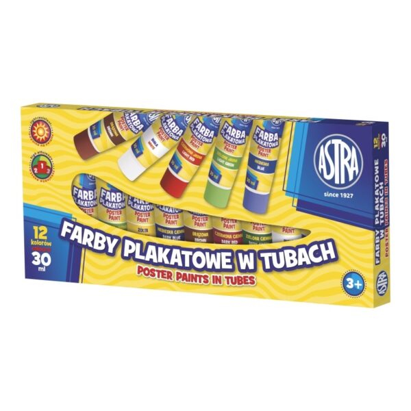 ASTRA - Temperové farby v tube 12x30ml