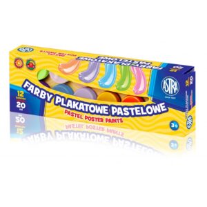 ASTRA - Pastelové temperové farby v tégliku 12x20ml