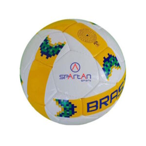 Futbalová lopta - SPARTAN Brasil Cordlay bielo-žltá - futbalové bránky - futbalová bránka na rekreačné hranie - futbalová bránka na tréning presnej sterľby - futbalové bránky na tréningy - futbalové brány do záhrady - futbalové brány prenosné - plastové futbalové bránny - hokejové bránky