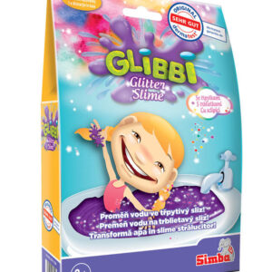 SIMBA - Glibbi Glitter Slime Trblietavý Fialový -  kniha o výrobe slizu. Ako sa vyrába sliz? Poznáte recept na sliz? Sliz bez boraxu? Tekute lepidlo na vyrobu slizu - PVA lepidlo na vyrobu slizu - aktivator na vyrobu slizu - ASTRA lepidlo na vyrobu slizu - ASTRA aktivator na vyrobu slizu - recept na vyrobu slizu - postup vyroba slizu - lepidlo na sliz - borax alebo ocne kvapky na vyrobu slizu