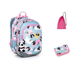 Topgal Set pre školáčku ELLY 22004 SET MEDIUM - školské tašky - školské tašky pre prvákov- školská taška pre chlapca - školská taška pre drobnné deti - školská taška pre drobnú postavu - školská taška so zipsom- školská taška so zipsami- tašky do školy- školské tašky na kolieskach- tašky pre prvákov