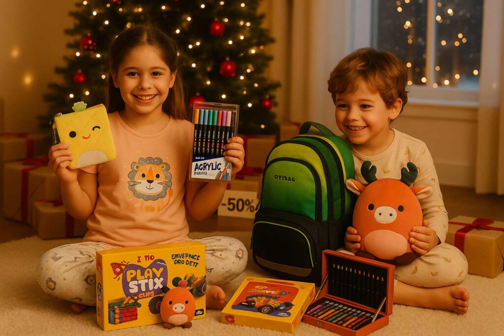 darceky na vianoce pre deti lacne darceky školské potreby školské tašky tipy na darceky pre deti